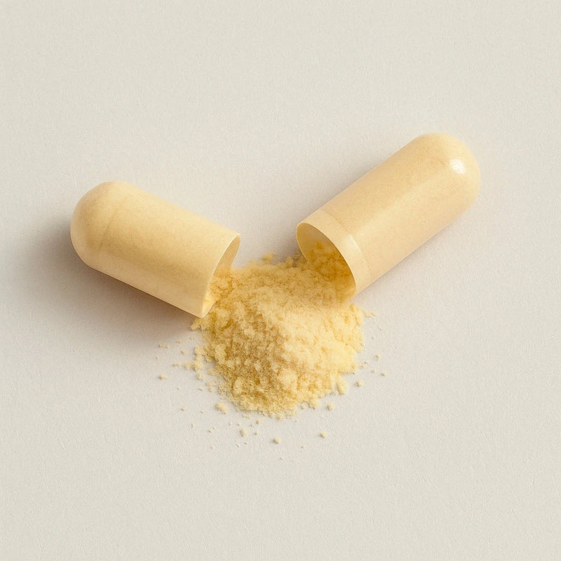 uma capsula aberta