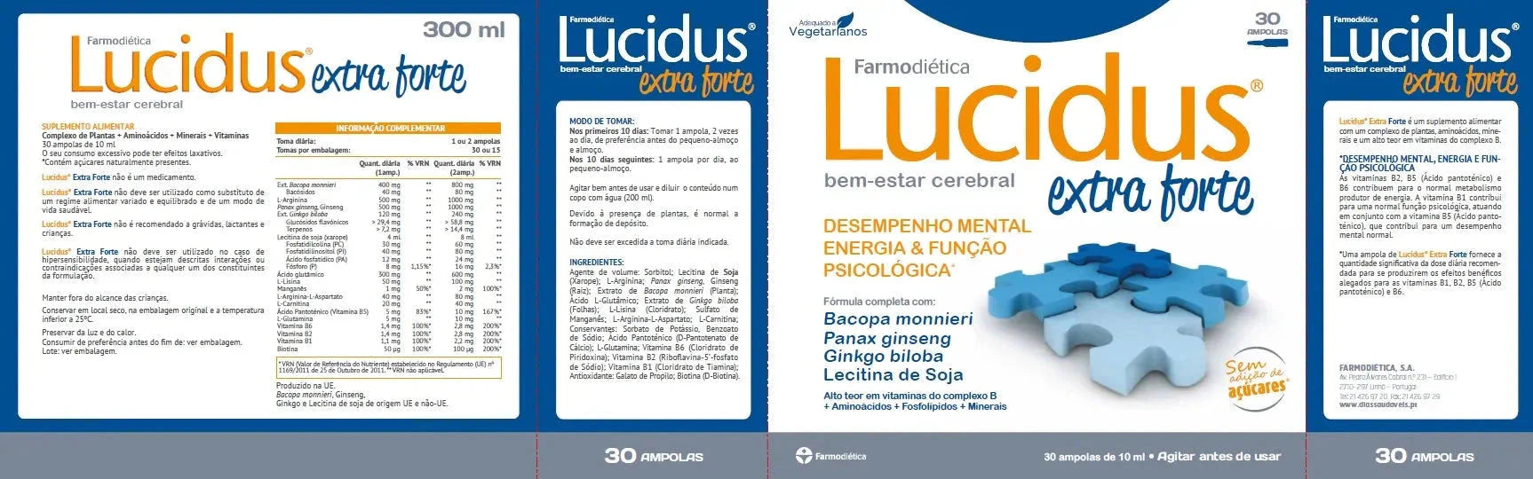 Lucidus Extra forte 30 Ampolas