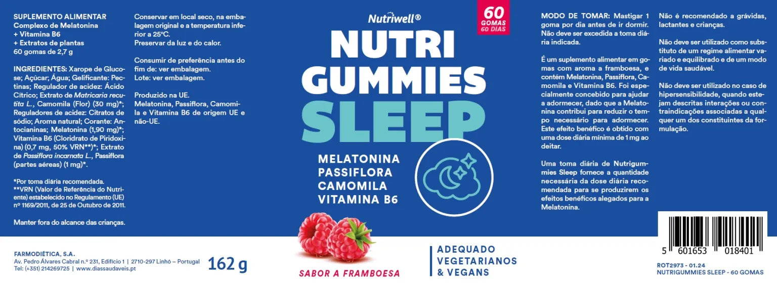 triplo Nutrigummies Sleep gomas - farmodiética