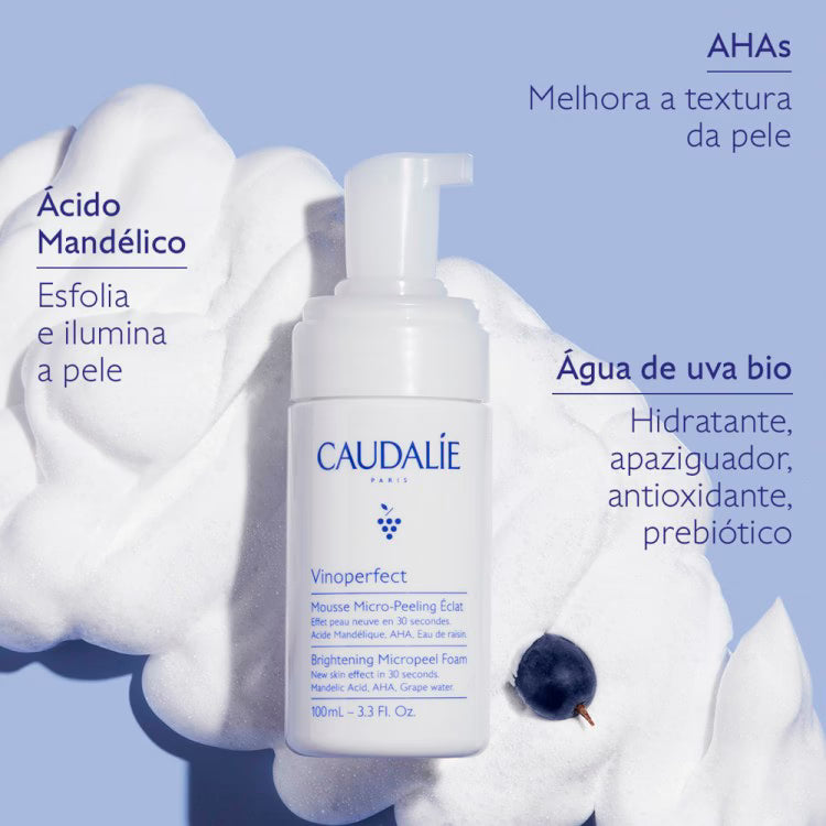 CAUDALIE VINOPERFECT MOUSSE MICRO-PEELING 100 ML - Halosensation