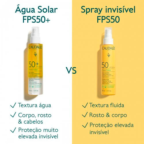 Protetor Solar Caudalie Vinosun Protect Spray Invisível SPF50 150ml - Halosensation