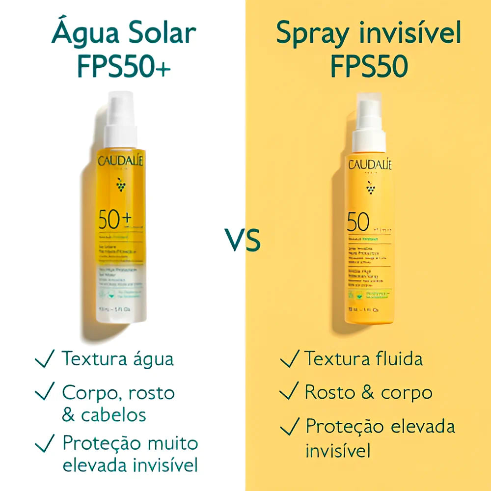 Protetor Solar Caudalie Vinosun Protect Spray Invisível SPF50 150ml - Halosensation