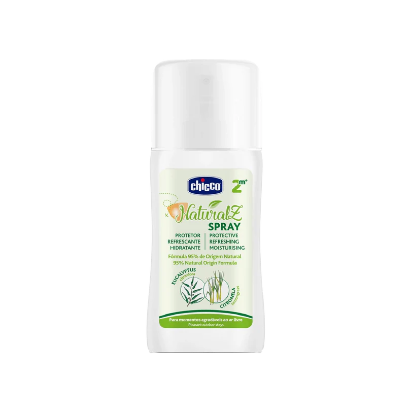 Chicco NaturalZ Spray Anti-Mosquitos Refrescante e Protector 2m+ 100ml