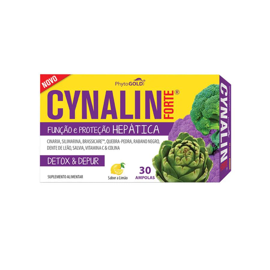 Cynalin Forte Função e proteção hepática 30 ampolas PhytoGold - Halosensation