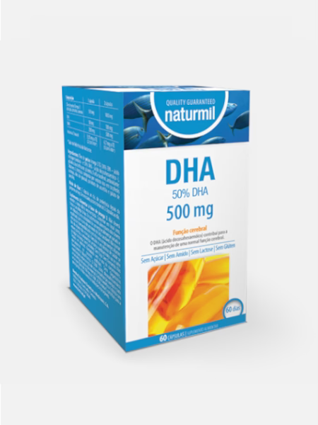 Naturmil DHA 500mg 60 Cápsulas - Halosensation