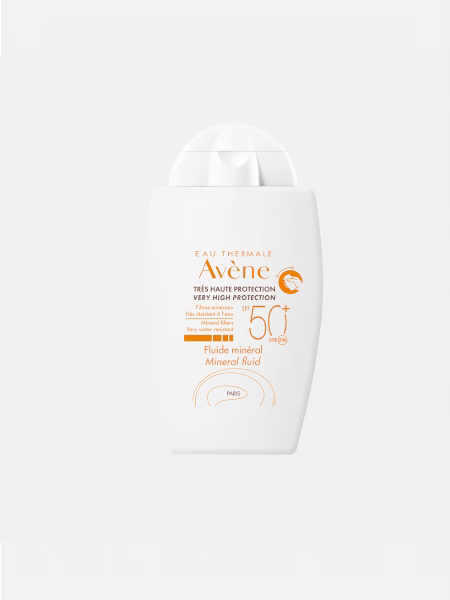 Protetor Solar Avène Fluido Mineral SPF50+ 40ml - Halosensation
