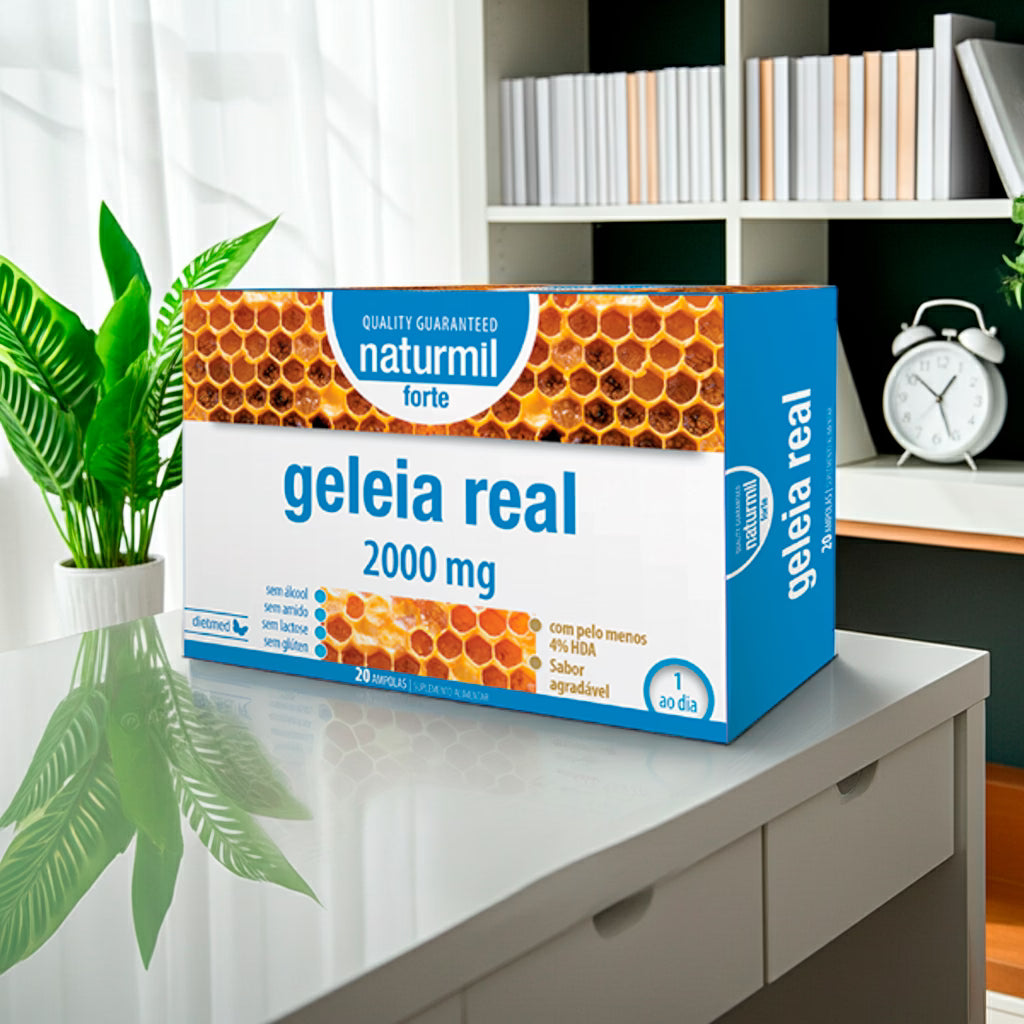 Geleia Real Forte – 20 ampolas – Naturmil - Halosensation