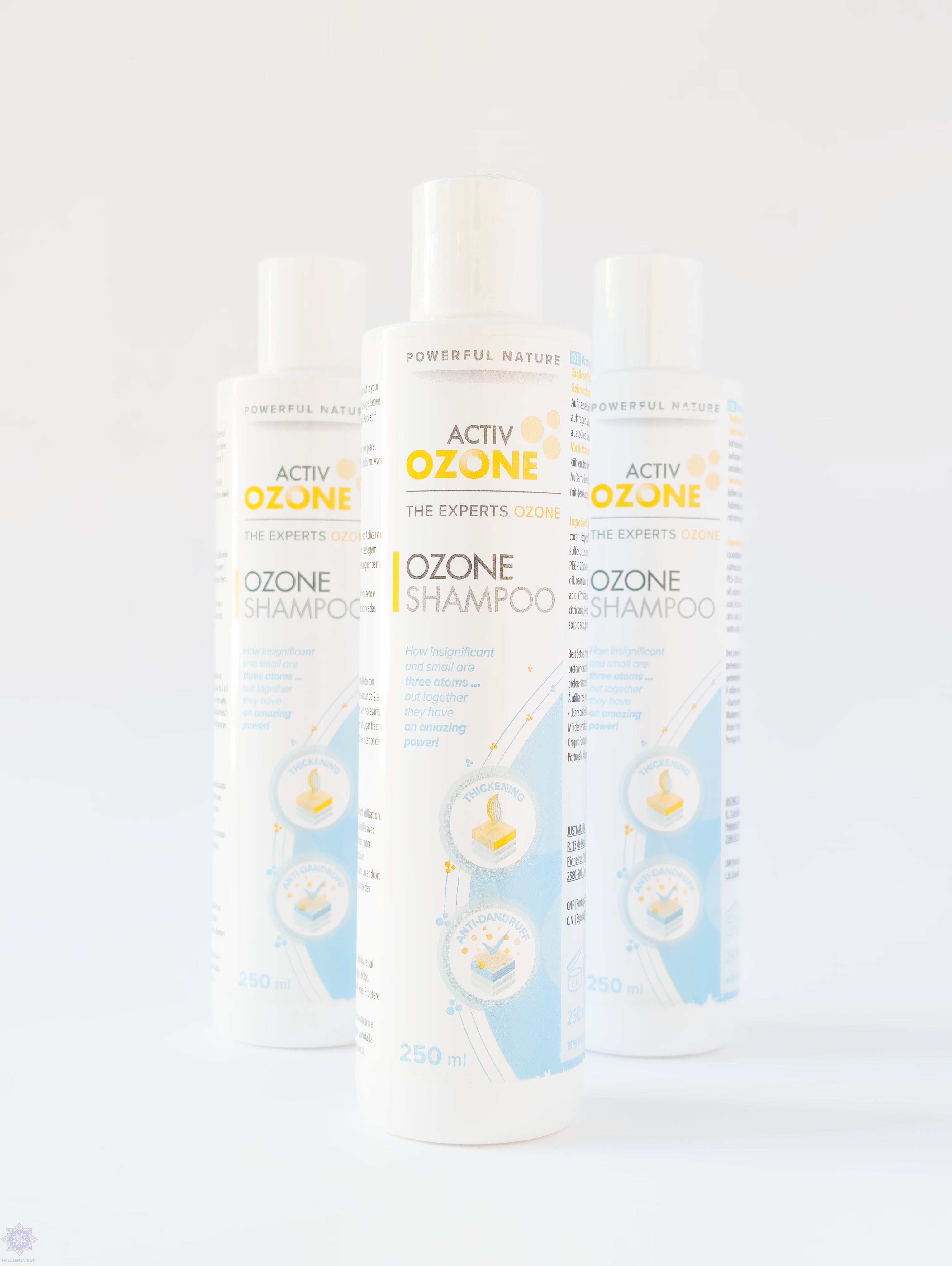 ActivOzone Shampoo 250ml triplo - Halosensation - justnat