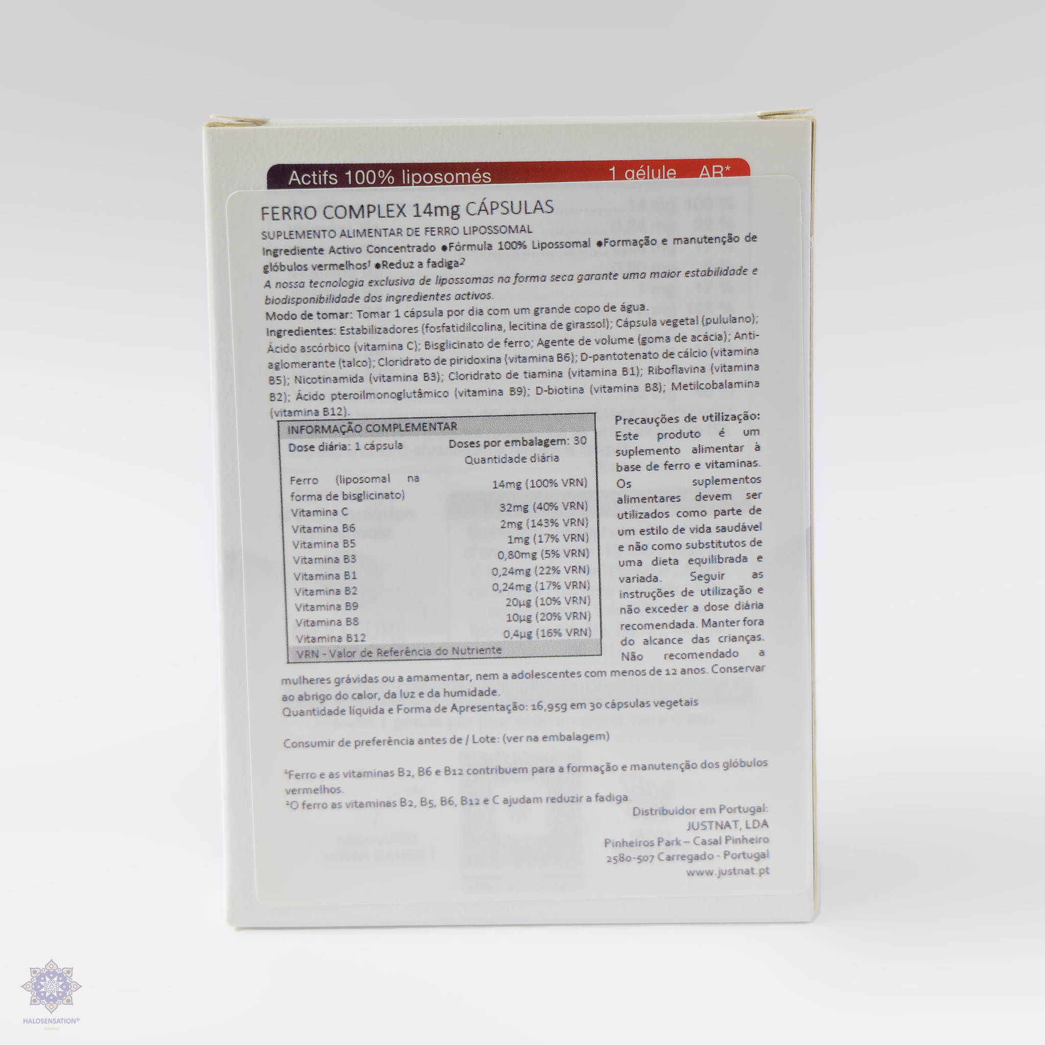 Ferro Iron Complex Liposomia tras - Halosensation - justnat