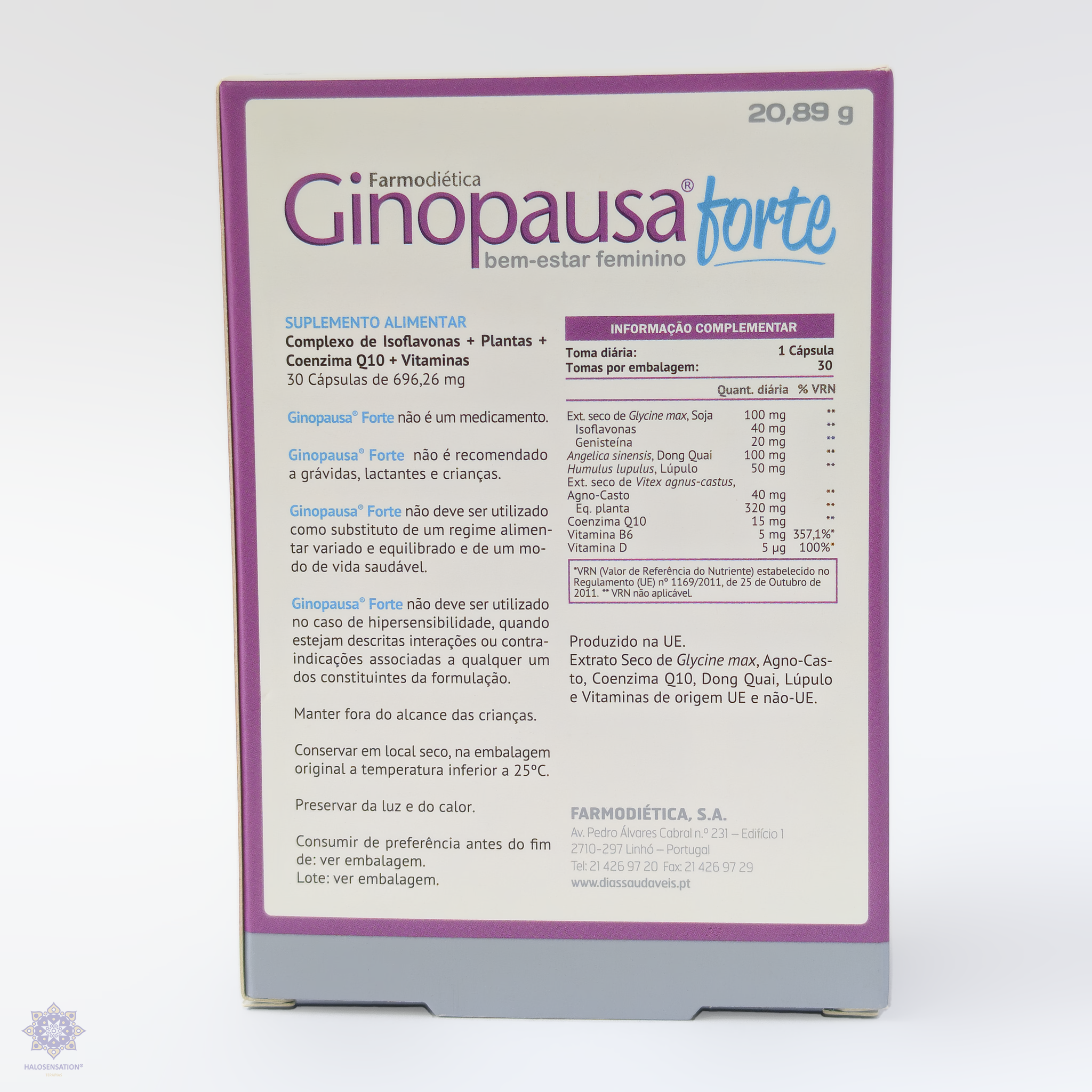 Ginopausa forte tras - Farmodiética