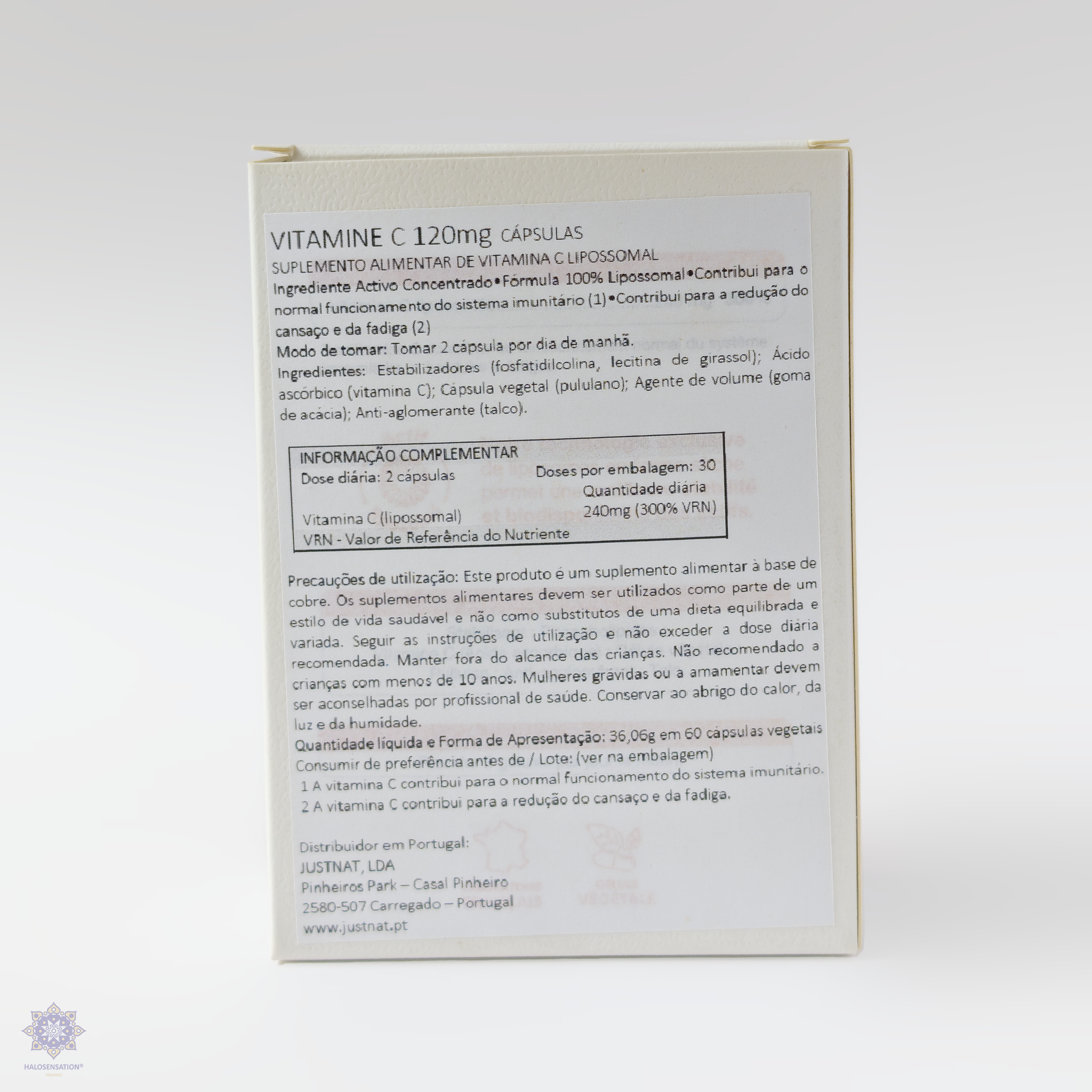 Vitamine C - Liposomia tras - Halosensation - justnat
