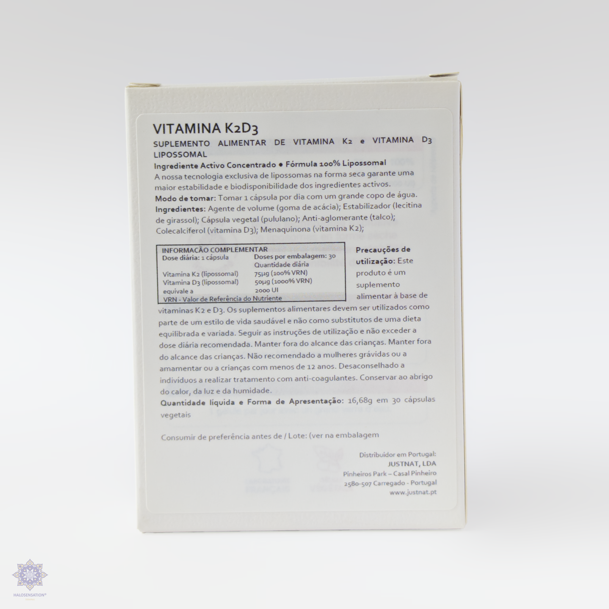 Vitamina K2D3 tras - Liposomia - Halosensation - justnat