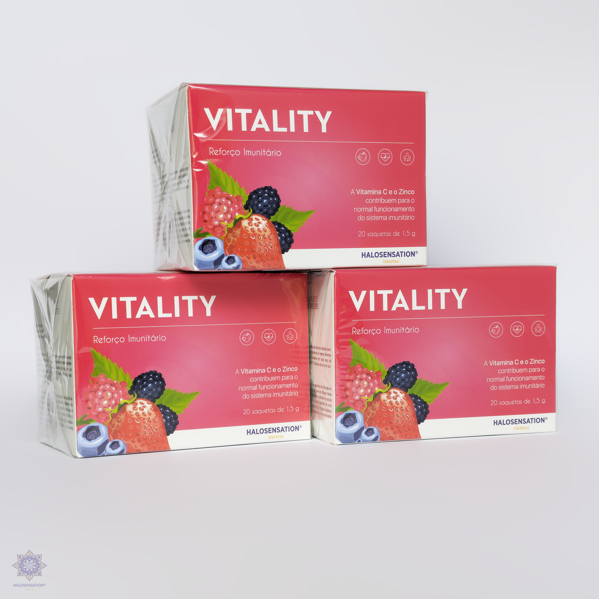 3x Infusão Vitality – Reforço Imunitário - Halosensation