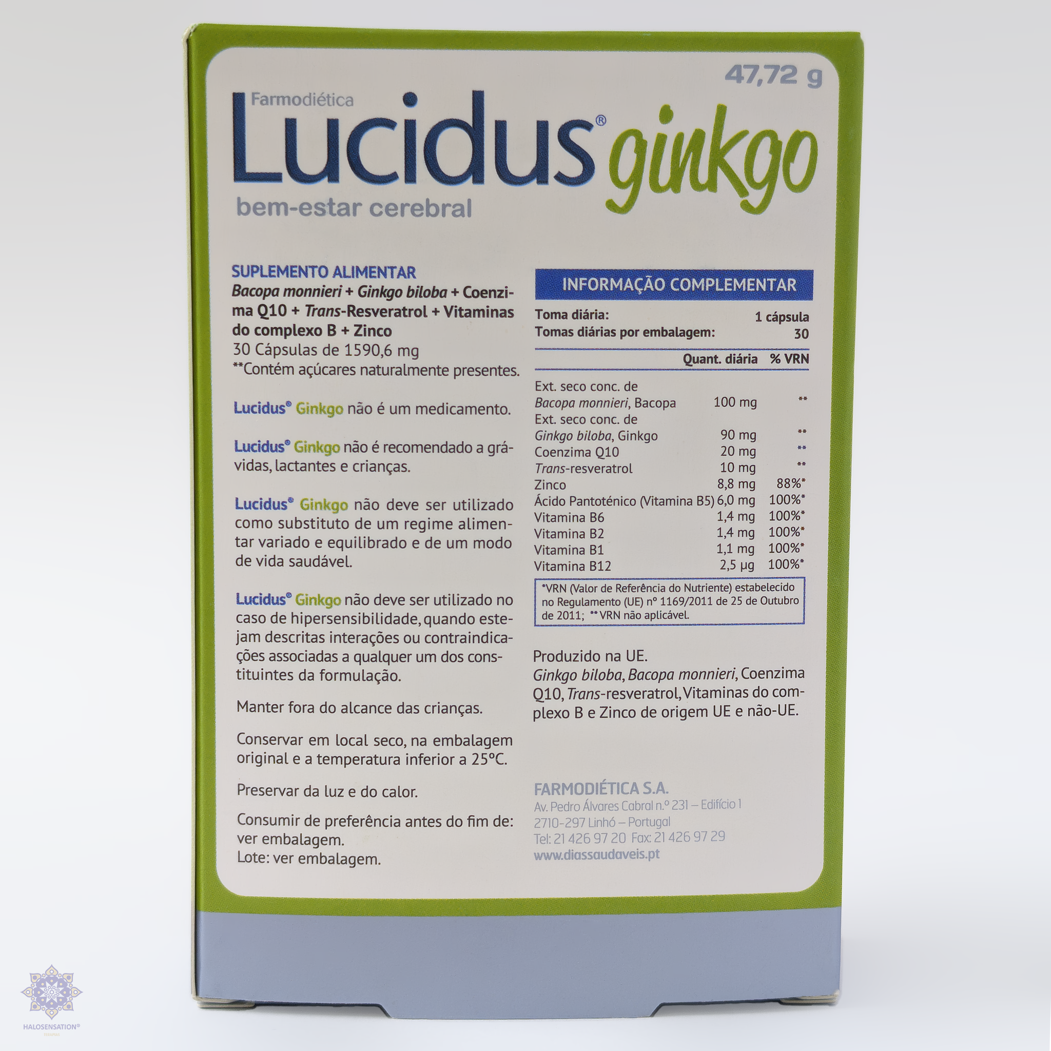 Lucidus Ginkgo 30 comp tras - farmodiética
