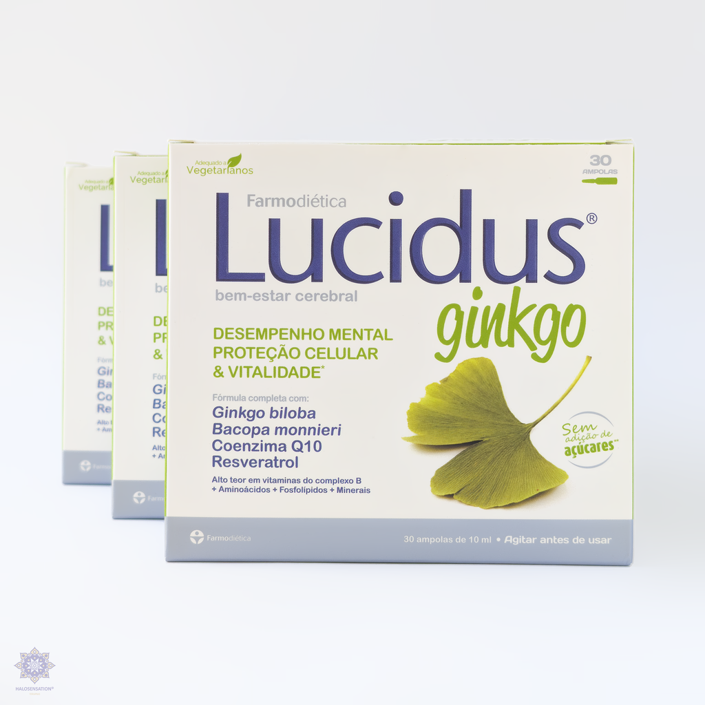 Lucidus Ginkgo 30 Ampolas triplo - farmodiética