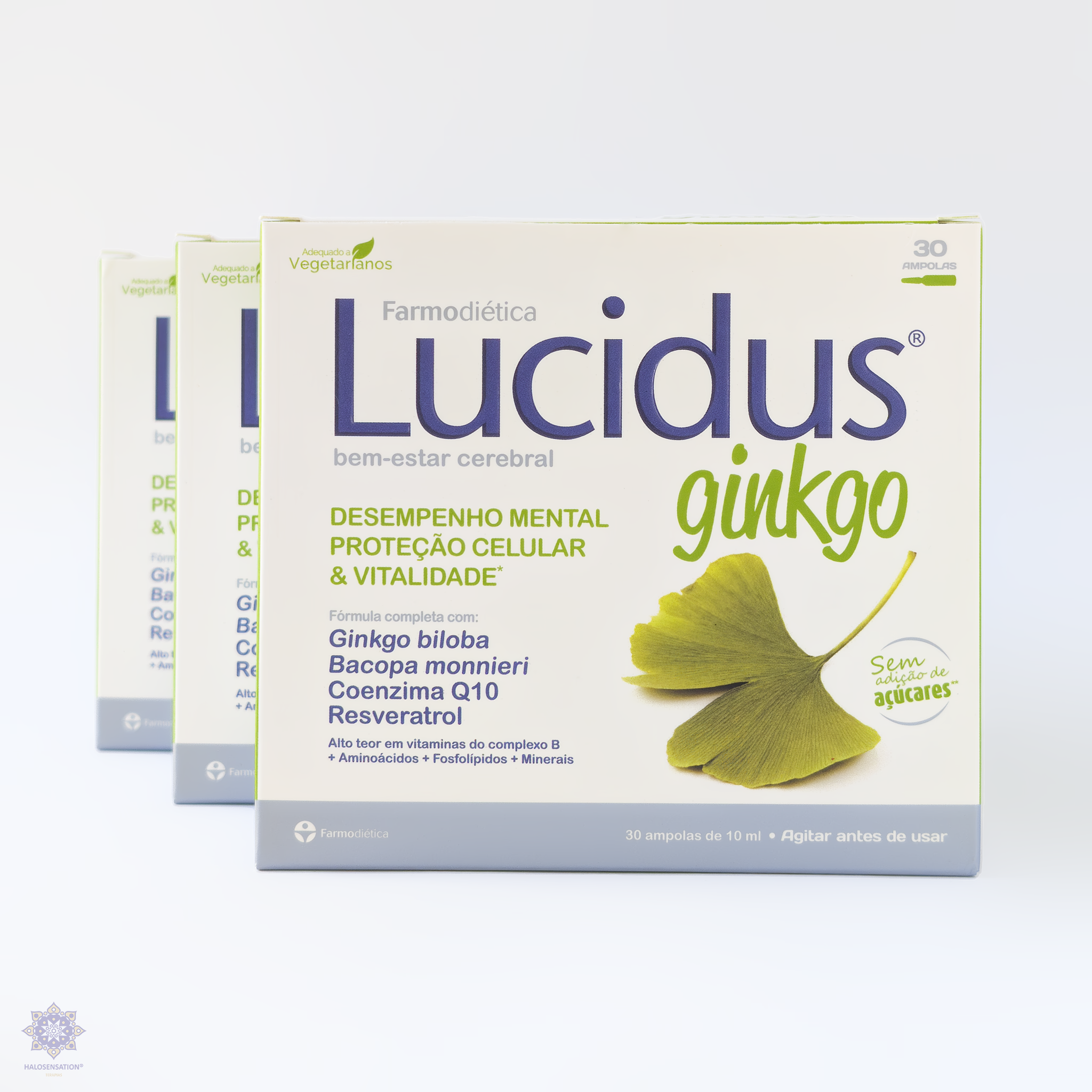 Lucidus Ginkgo 30 Ampolas triplo - farmodiética
