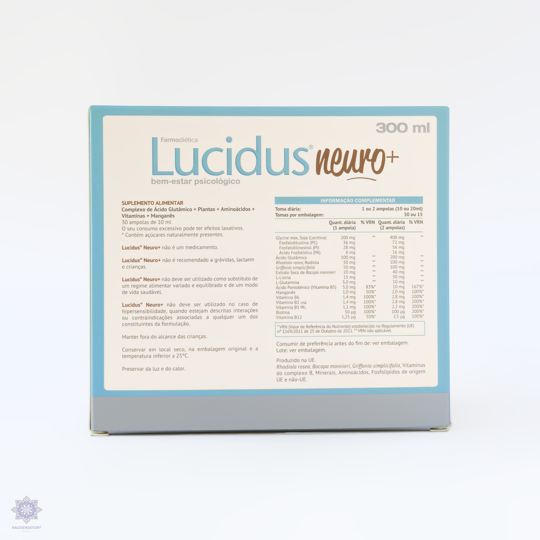 Lucidus Neuro 30 Ampolas tras - farmodiética