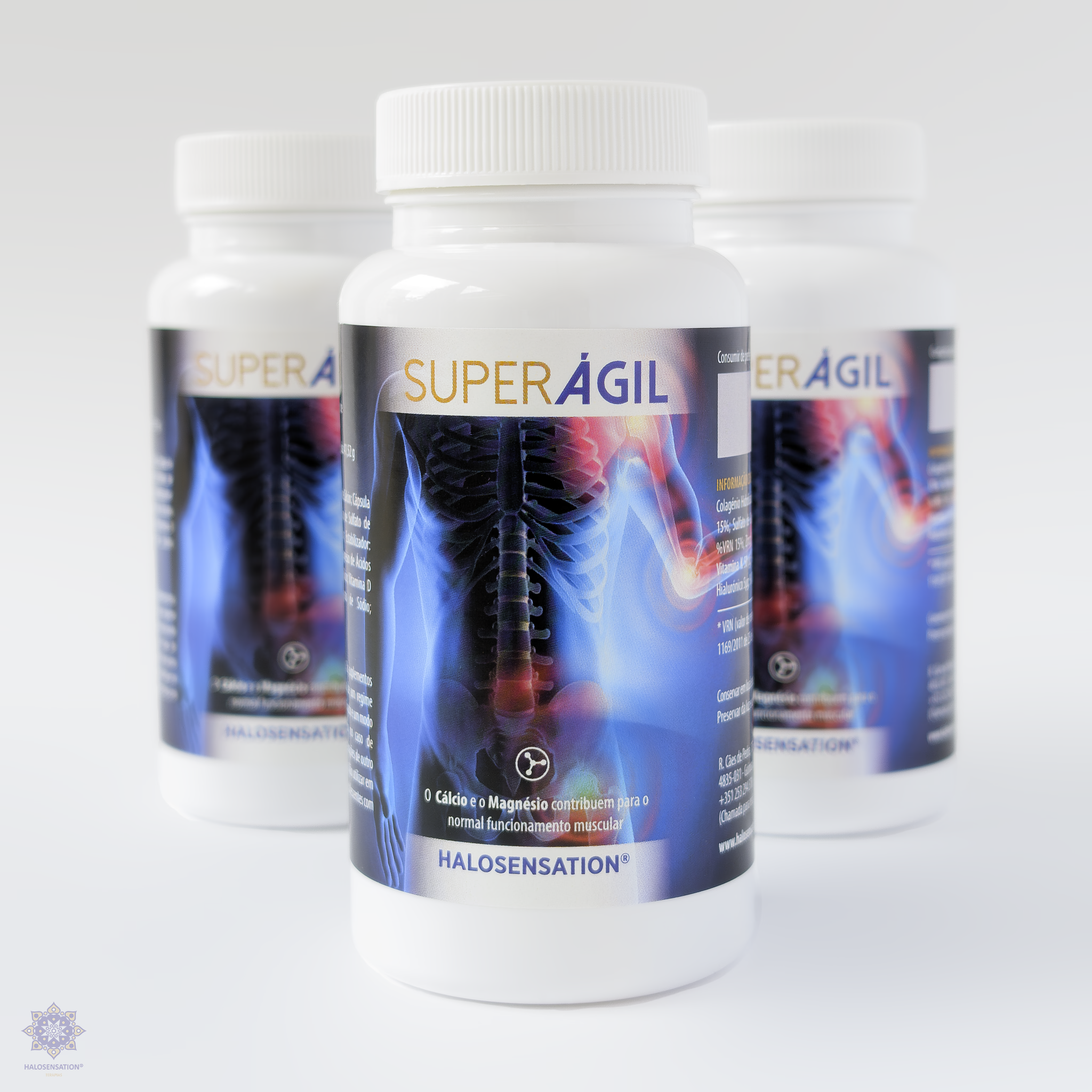 SuperÁgil triplo - halosensation - suporte muscular e articular
