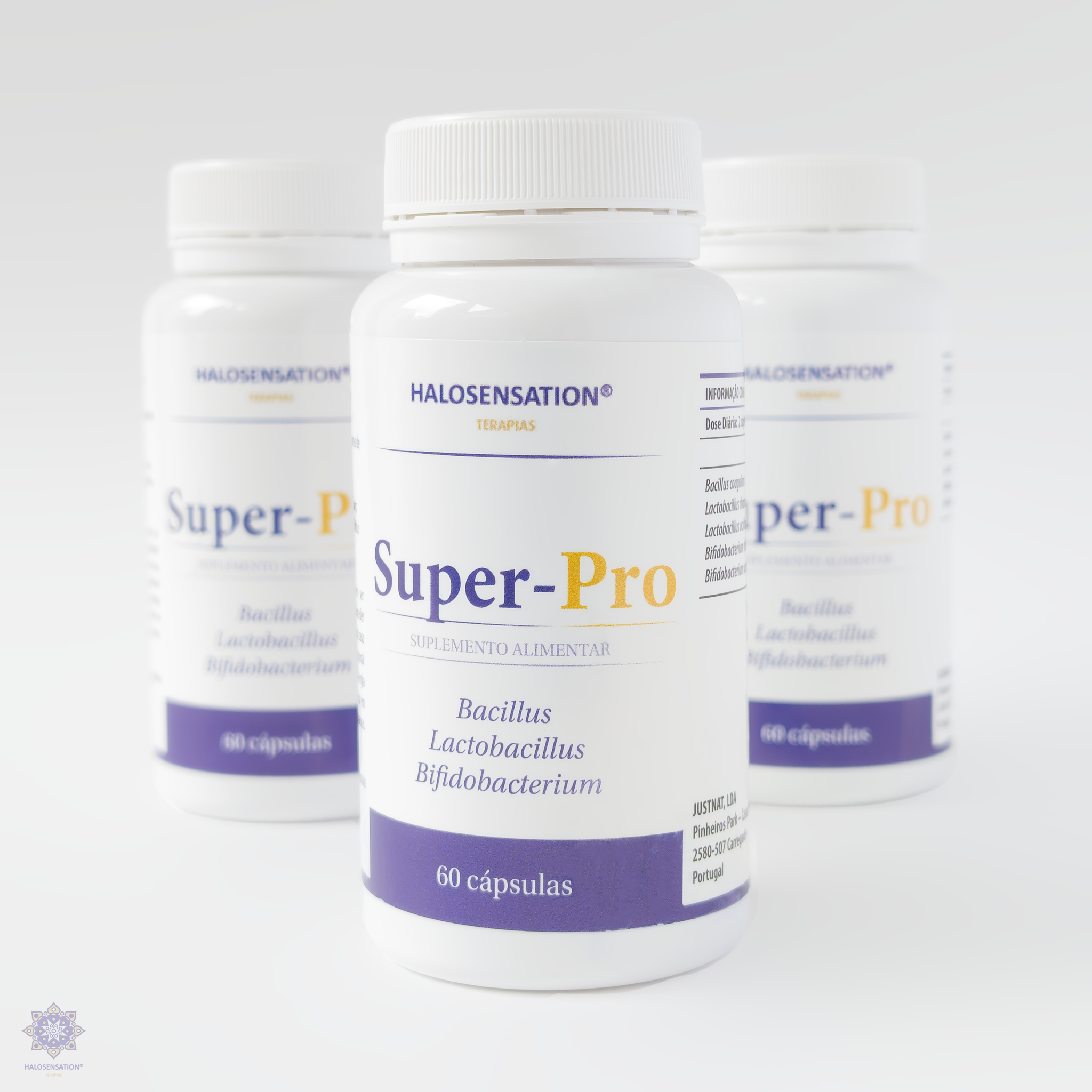 Super Probiótico triplo - suporte digestivo - saúde digestiva - halosensation