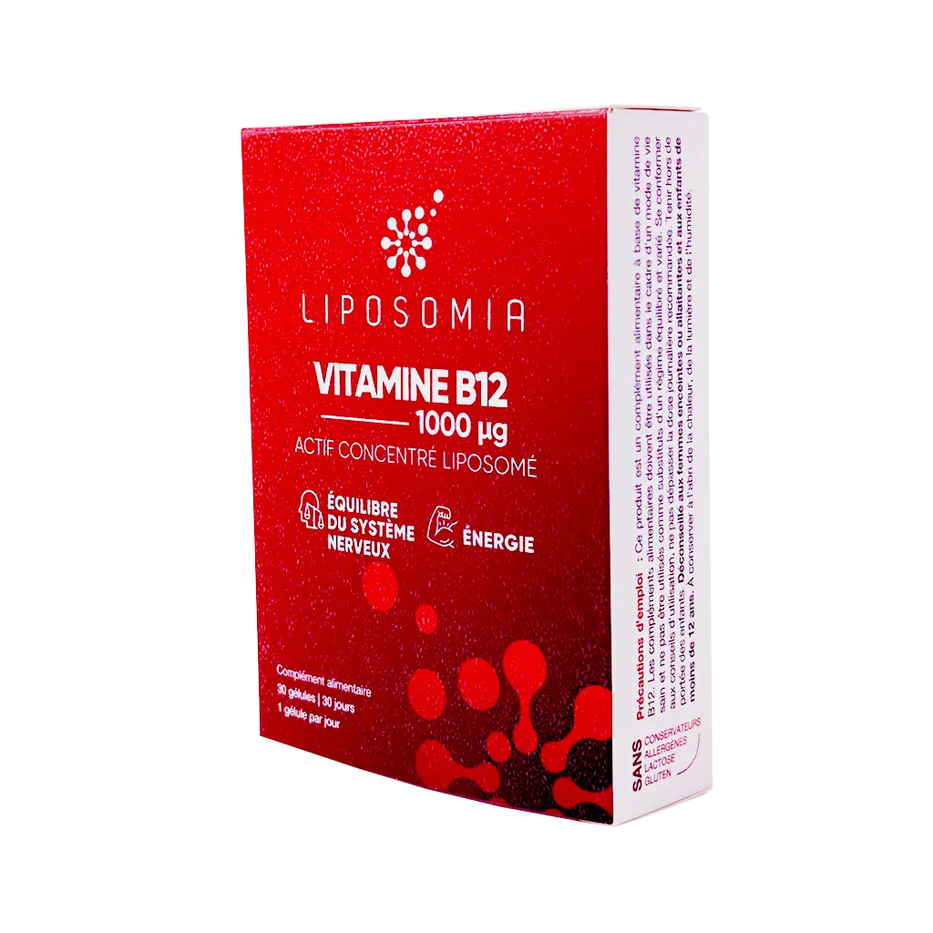 Vitamina B12 Lipossomal 30 Cápsulas