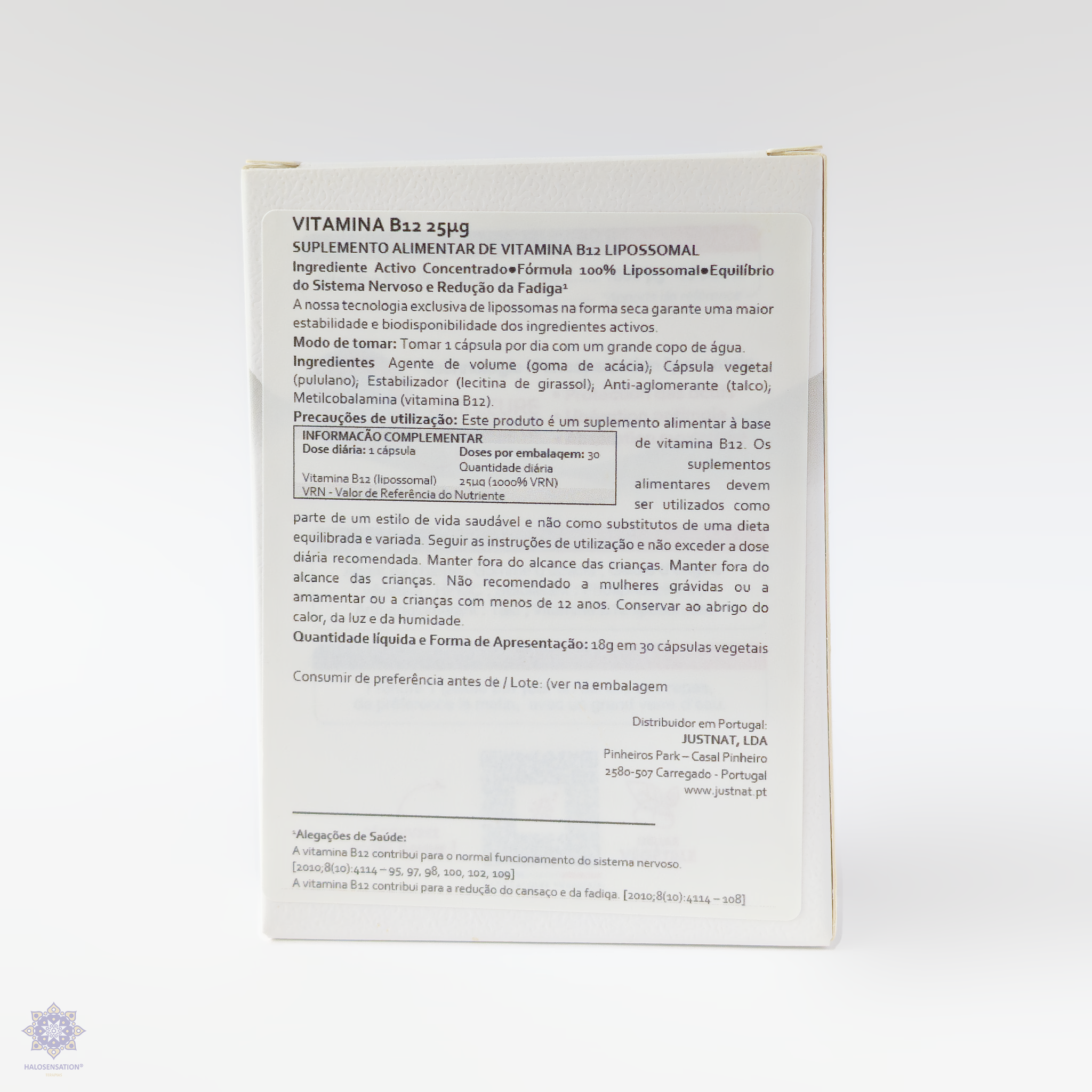 VITAMIN B12  – Liposomia - Halosensation tras - justnat