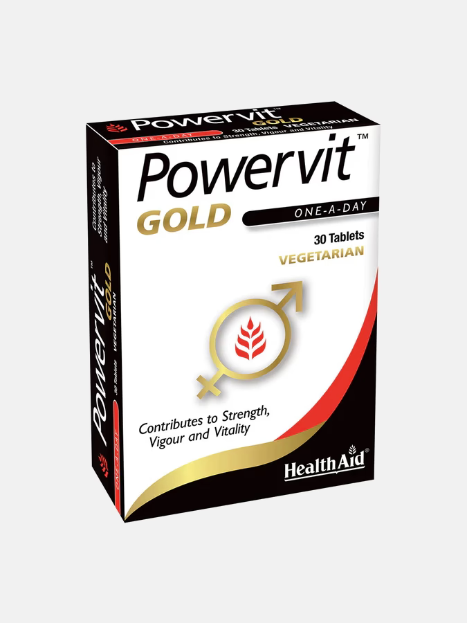 Health Aid Powervit Gold 30 Comprimidos - Halosensation
