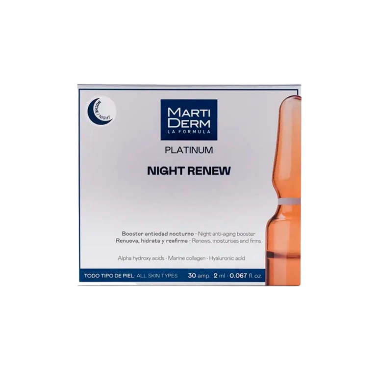 Martiderm Platinum Night Renew 30 Ampolas