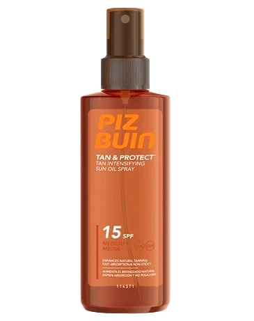 Piz Buin Tan & Protect SPF15 Óleo Acelerador de Bronzeado 150ml