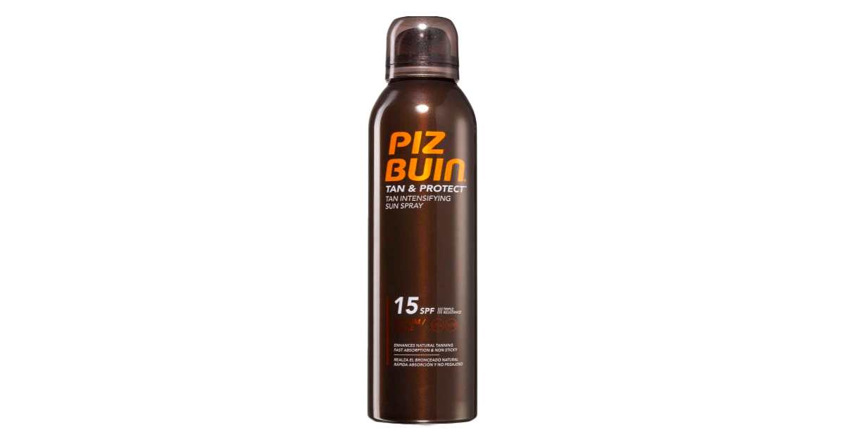 Piz Buin Tan & Protect Spray Solar Intensificador de Bronzeado SPF15 150ml