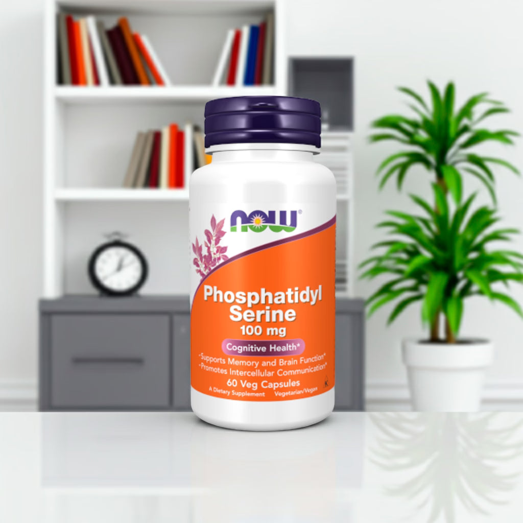 Phosphatidyl Serine 100mg – 60 veg cápsulas – Now - Halosensation