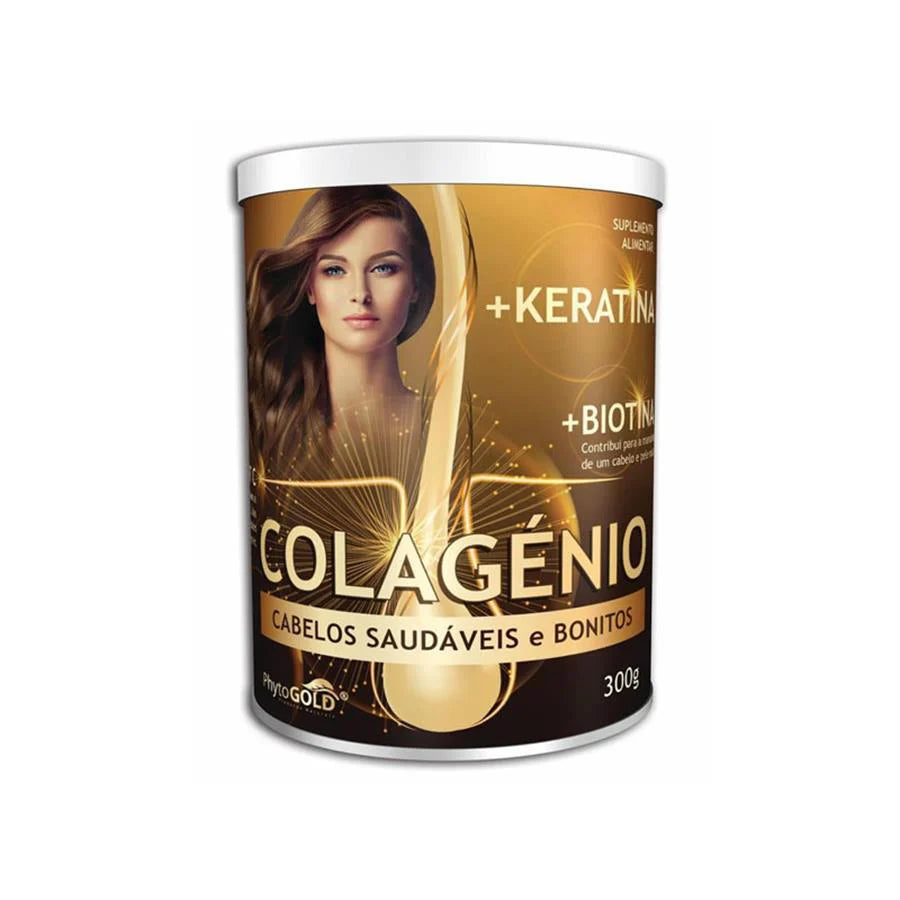 PhytoGold Colagénio + Keratina + Biotina 300g - Halosensation