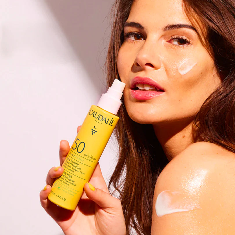 Protetor Solar Caudalie Vinosun Protect Spray Invisível SPF50 150ml - Halosensation