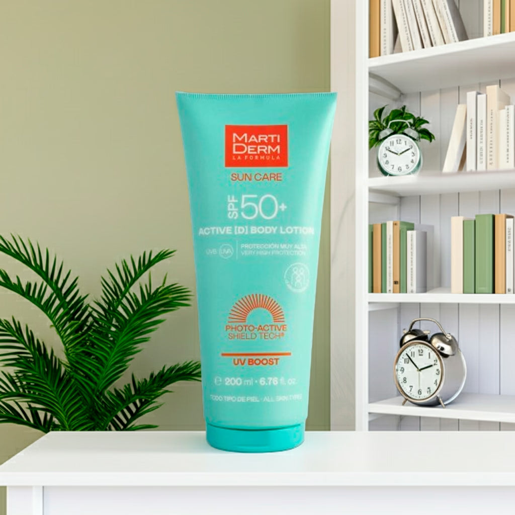 Protetor Solar Martiderm Sun Care Active D Body Lotion SPF50+ - Halosensation