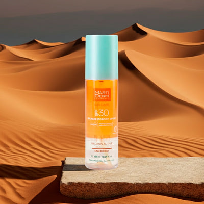 Protetor Solar Martiderm Sun Care Bronze D Body Spray SPF30 155ml - Halosensation