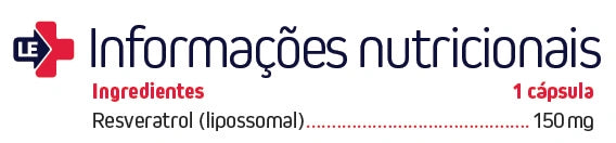 Composiçao de Resveratrol Liposomia 30 Cápsulas - Halosensation - justnat