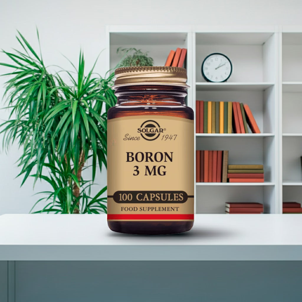 Solgar Boron 3mg 100 Cápsulas - Halosensation