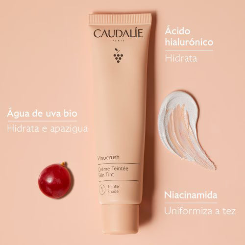 Caudalie Vinocrush Creme com Cor 1 30ml - Halosensation