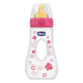 Biberão Well-Being Chicco Passeio Silicone Rosa 4M+ Fluxo Rápido