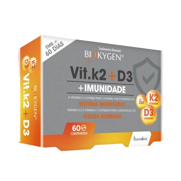 Biokygen Vit. K2 + D3 + Imunidade 60 Comprimidos