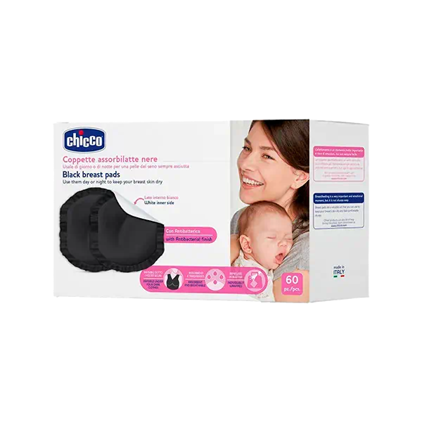Chicco Discos Absorventes Preto 60 Unidades