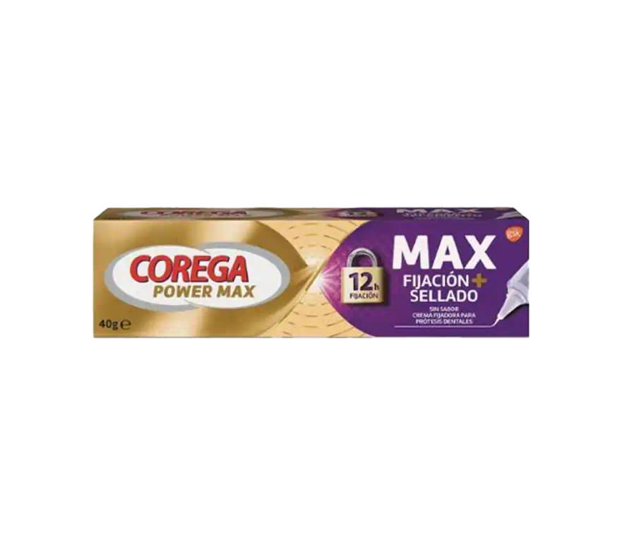 Corega Power Max Fixação + Selamento Creme Fixativo 40g
