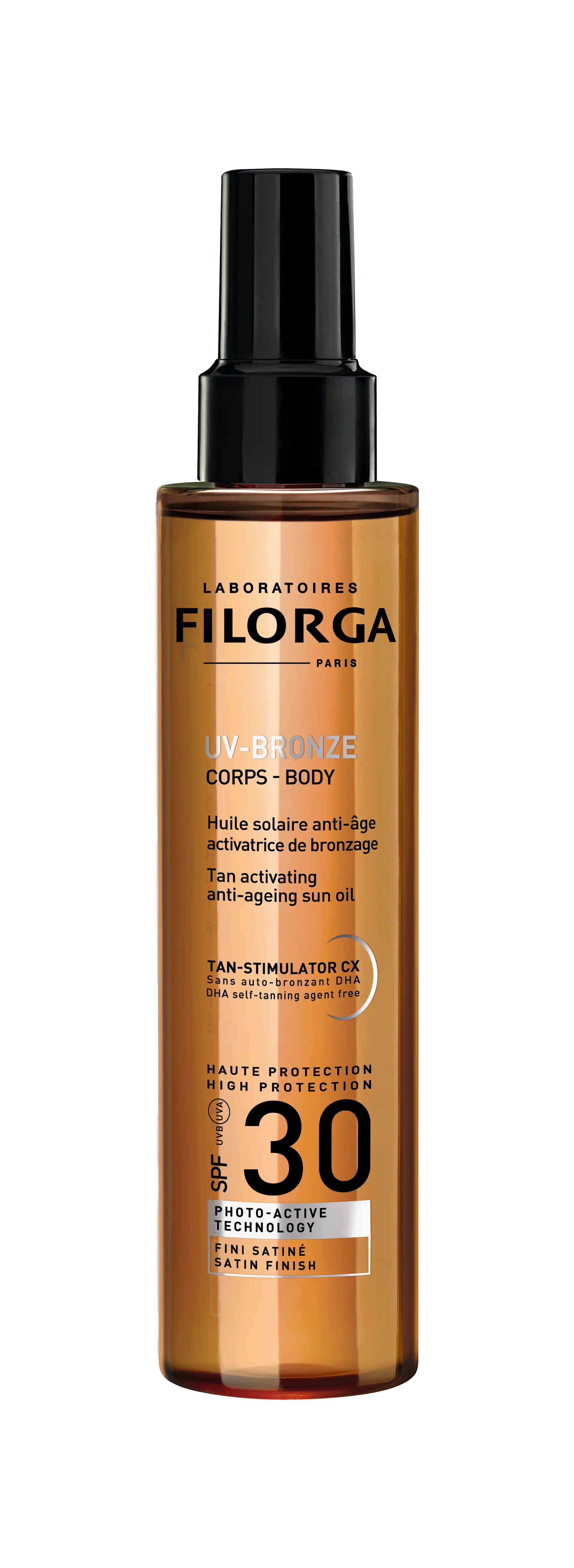 Protetor Solar Filorga UV-Bronze Óleo Anti-idade SPF30 150ml