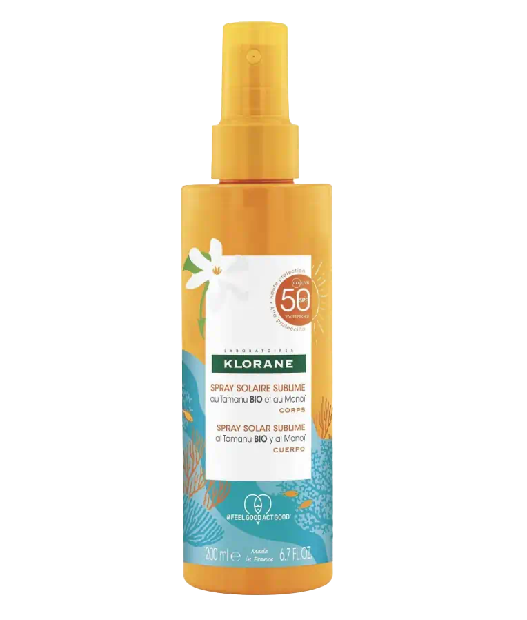 Klorane Polysianes Spray Solar SPF50+ Corpo 200ml