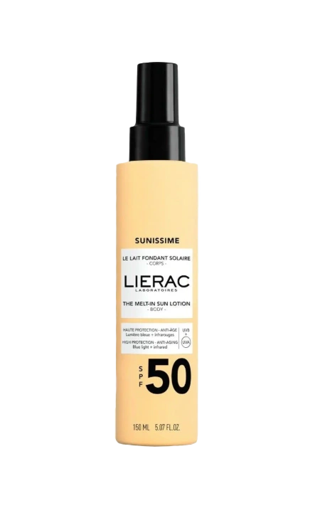 Lierac Sunissime Leite Solar Hidratante SPF50 Antienvelhecimento 150ml