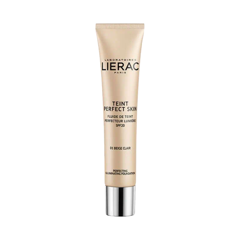 Lierac Teint Perfect Skin Fluido Aperfeiçoador Tom Bege Claro 30ml