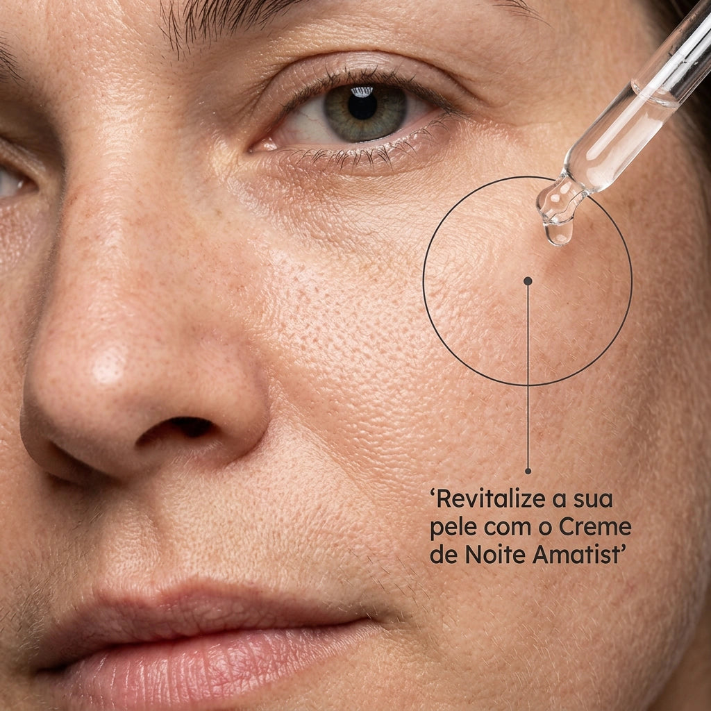 Martiderm Amatist Creme de Noite 50ml - Phyto-Retinol e Óleo de Rosa Mosqueta