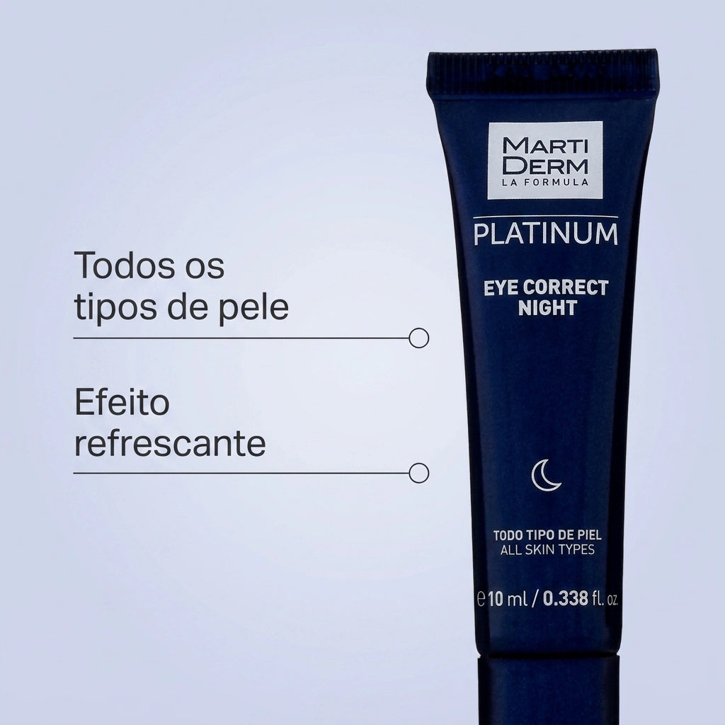 Martiderm Eye Correct Day + Night Platinum 2x10ml - Contorno de Olhos Anti-Idade