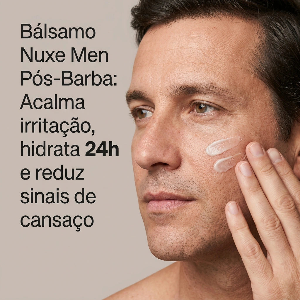 Nuxe Men Bálsamo After Shave Multifunções 50ml - Hidratação 24h com Extrato de Carvalho