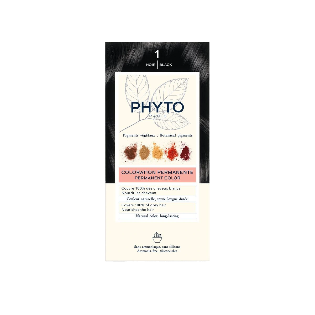 Phyto Phytocolor Coloração Tom 1 Preto