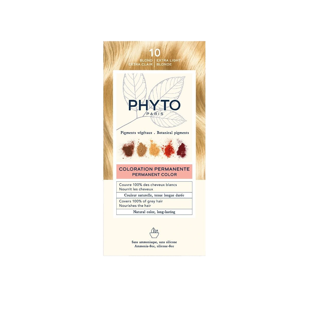 Phyto Phytocolor Coloração Permanente 10 Louro Extra Claro